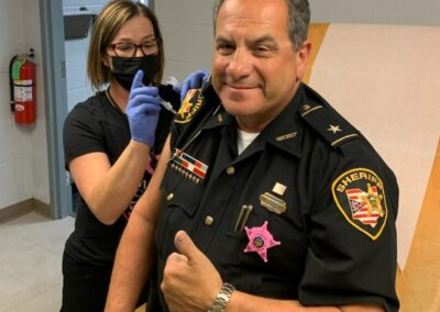 Stark County Sheriff Receiving Covid Vaccine