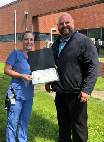 Congratulations to Eleanor Bourbeau, LPN recipient of the Preservation of Life Award!