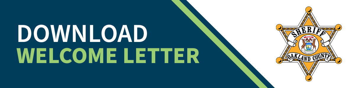 Welcome Oakland County Jail Button